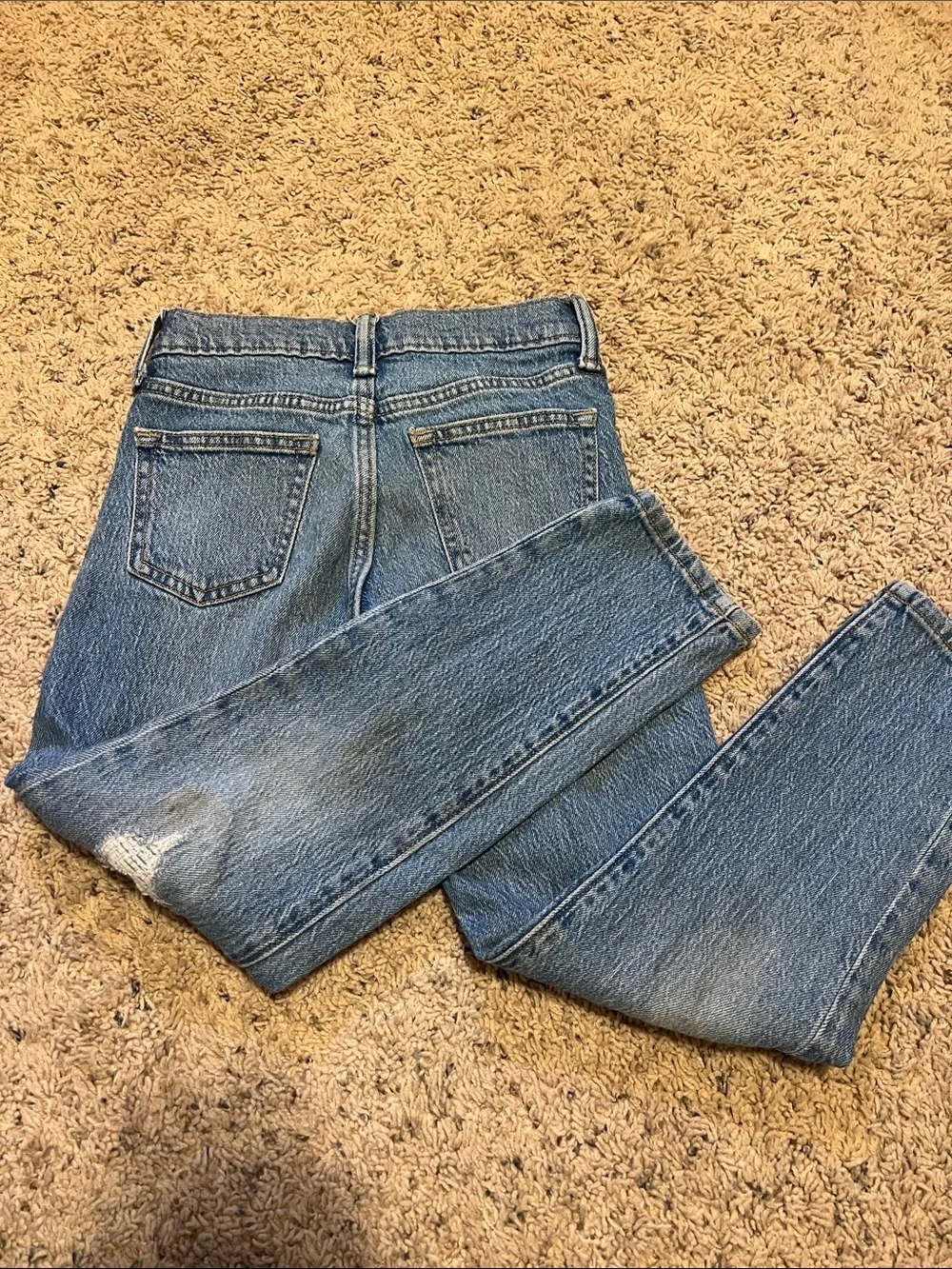 Old Navy Kids Distressed Blue Denim Jeans